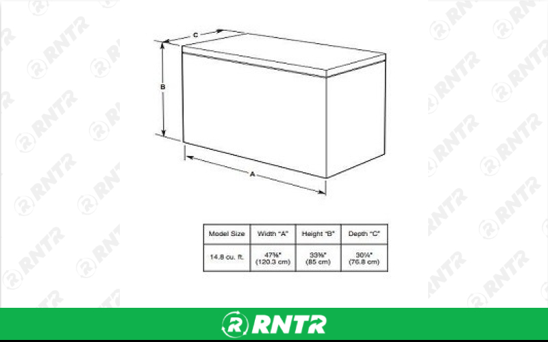 Generic Chest Freezer – For rent in South Hackensack, New Jersey – Rentastic Party Rental | RNTR.com – Image 2 of 3
