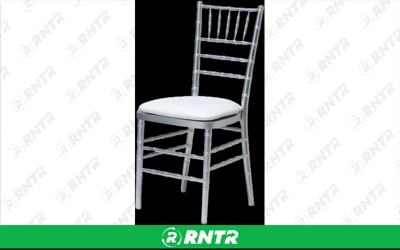 Generic *Chiavari Chair (Silver) – For rent in Indianapolis, Indiana – Ace Party Rental | RNTR.com – Image 3 of 3