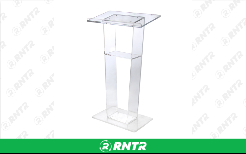 Generic Clear Podium – For rent in south-hackensack, new-jersey – Rentastic Party Rental | RNTR.com – Image 1