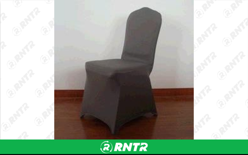 Generic Dark Gray Chair Covers – For rent in Fort Madison, Iowa – Complete Rental | RNTR.com – Image 2 of 3