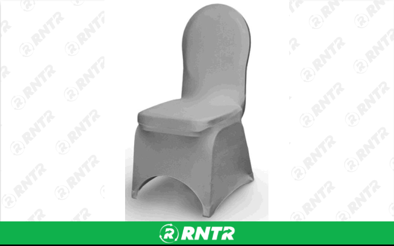 Generic Dark Gray Chair Covers – For rent in Fort Madison, Iowa – Complete Rental | RNTR.com – Image 3 of 3