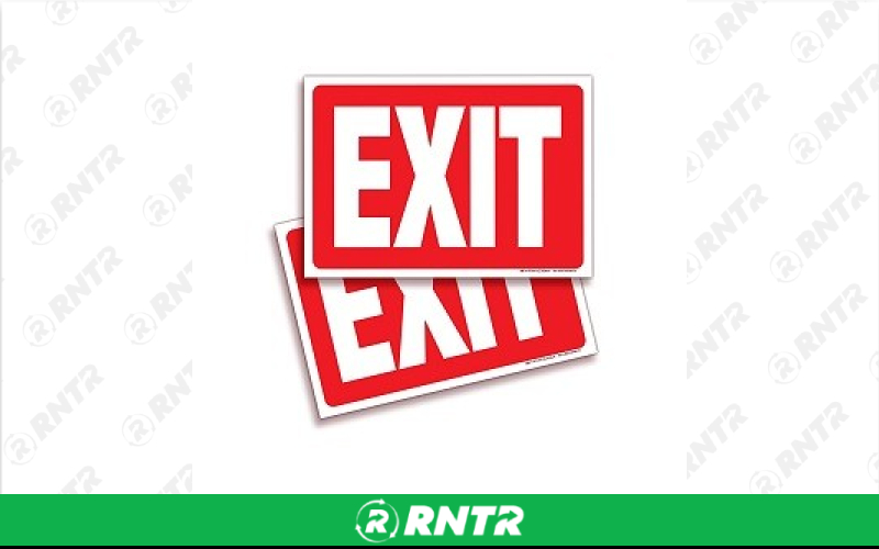 Generic Exit Signs – For rent in south-hackensack, new-jersey – Rentastic Party Rental | RNTR.com – Image 1