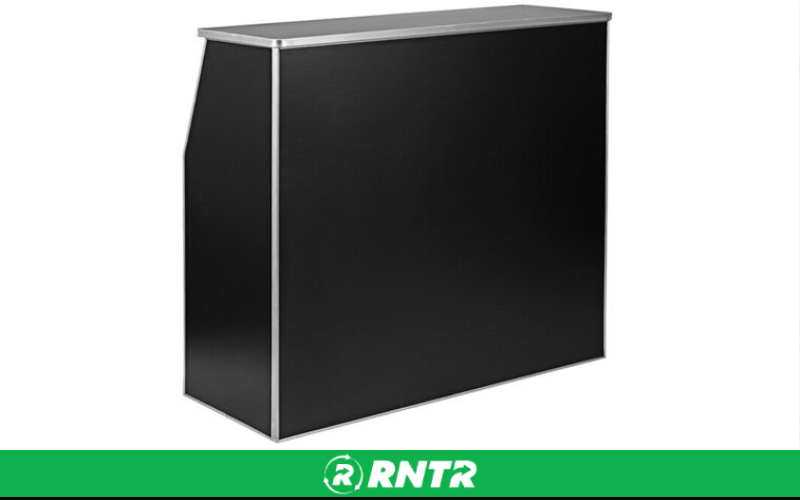 Generic Folding Bar - Black – For rent in salt-lake-city, utah – All CIty Event Rentals | RNTR.com – Image 1