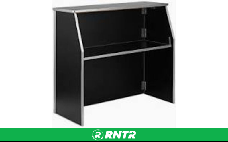 Generic Folding Bar - Black – For rent in Salt Lake City, Utah – All CIty Event Rentals | RNTR.com – Image 2 of 2