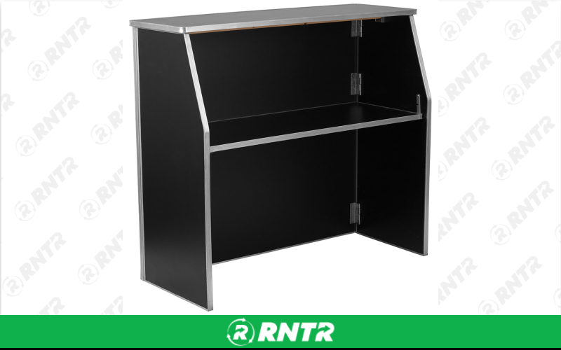 Generic Folding Portable Bar Laminate Surface (Black Marble) – For rent in Indianapolis, Indiana – Ace Party Rental | RNTR.com – Image 3 of 3