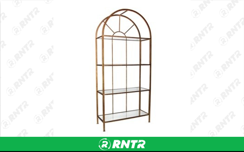 Generic French Style Gold Shelving – For rent in south-hackensack, new-jersey – Rentastic Party Rental | RNTR.com – Image 1