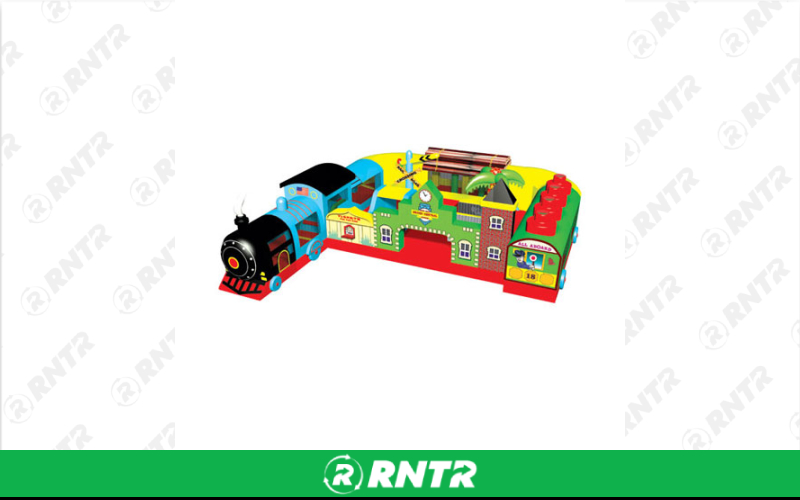 Generic Fun Express Train Station Inflatable – For rent in indianapolis, indiana – Ace Party Rental | RNTR.com – Image 1