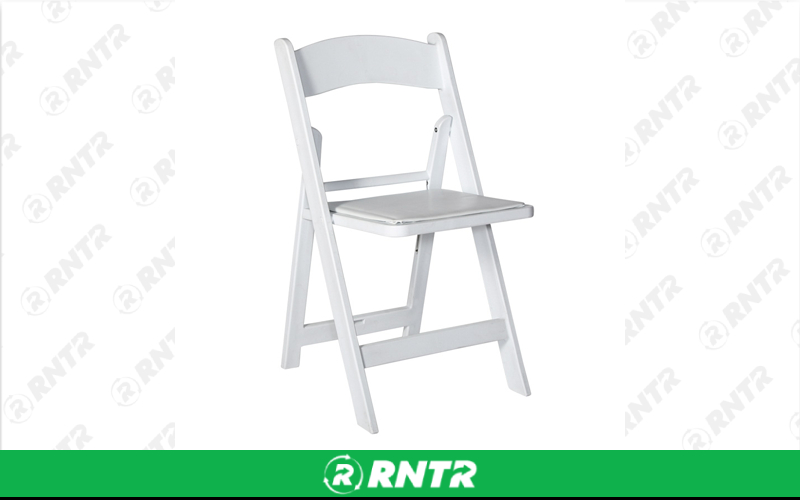 Generic Garden Folding Chair - White – For rent in south-hackensack, new-jersey – Rentastic Party Rental | RNTR.com – Image 1