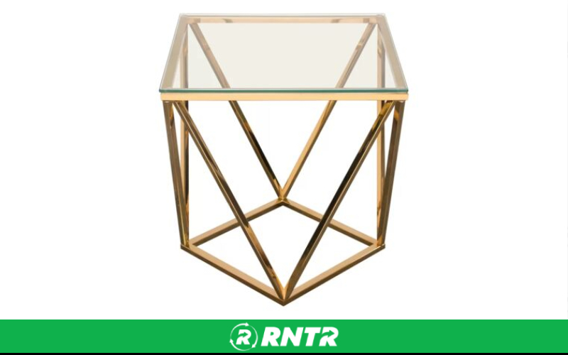 Generic Gem End Table (Gold) – For rent in indianapolis, indiana – Ace Party Rental | RNTR.com – Image 1