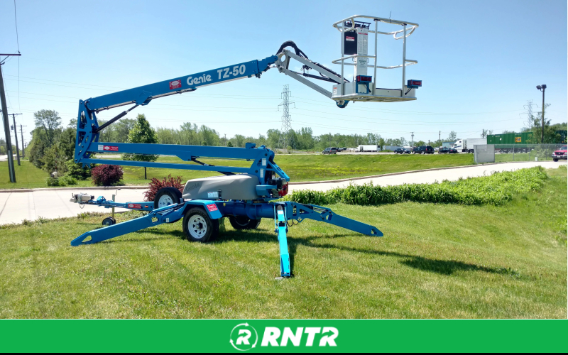 Genie Genie Towable Boom Lift TZ-50 – For rent in plainfield, illinois – Five Star Equipment Rental & Supply | RNTR.com – Image 1