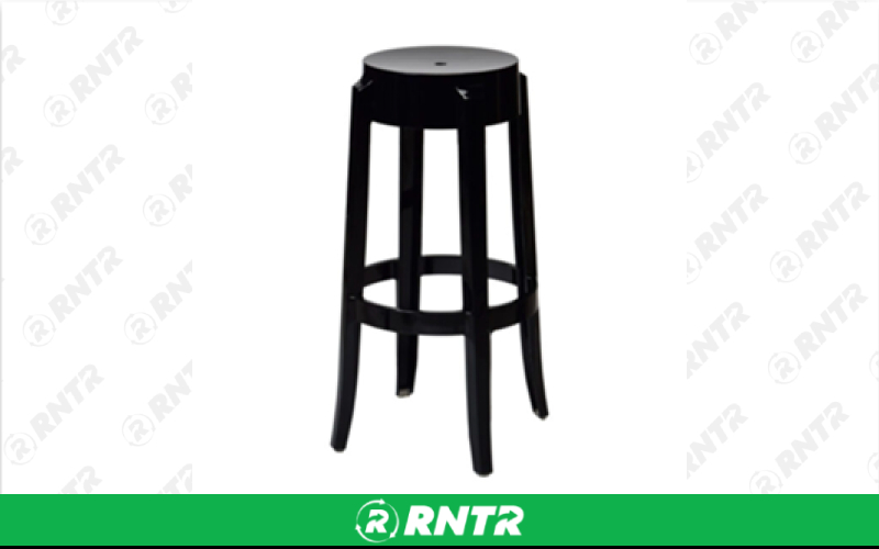 Generic Ghost Barstool - Black – For rent in south-hackensack, new-jersey – Rentastic Party Rental | RNTR.com – Image 1