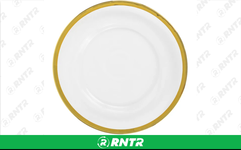 Generic Glass Halo Charger (Thick Ring) – For rent in indianapolis, indiana – Ace Party Rental | RNTR.com – Image 1