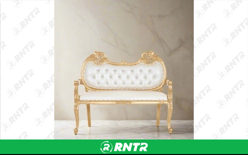 Generic Gold Bridal Bench – For rent in south-hackensack, new-jersey – Rentastic Party Rental | RNTR.com – Image 1