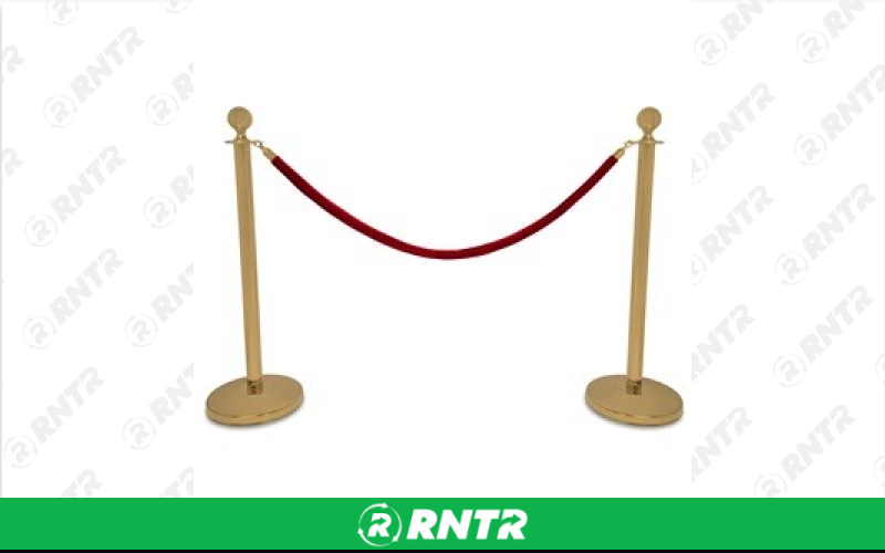 Generic Gold Stanchion – For rent in South Hackensack, New Jersey – Rentastic Party Rental | RNTR.com – Image 2 of 2
