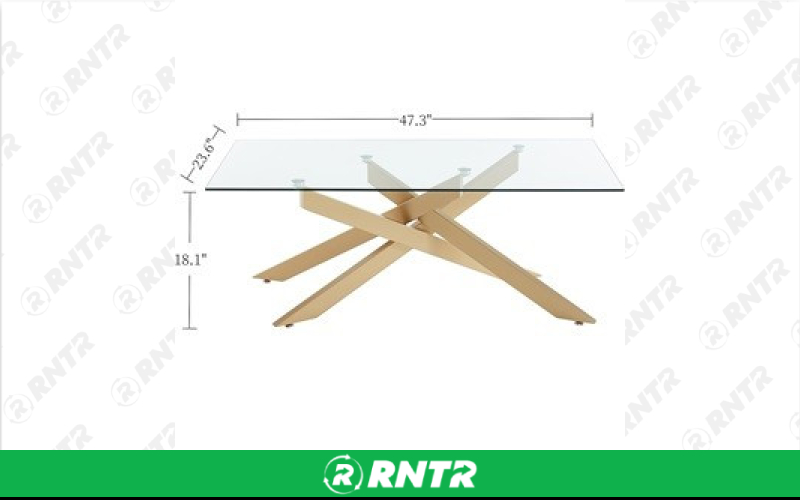Generic Golden Axis Coffee Table – For rent in south-hackensack, new-jersey – Rentastic Party Rental | RNTR.com – Image 1