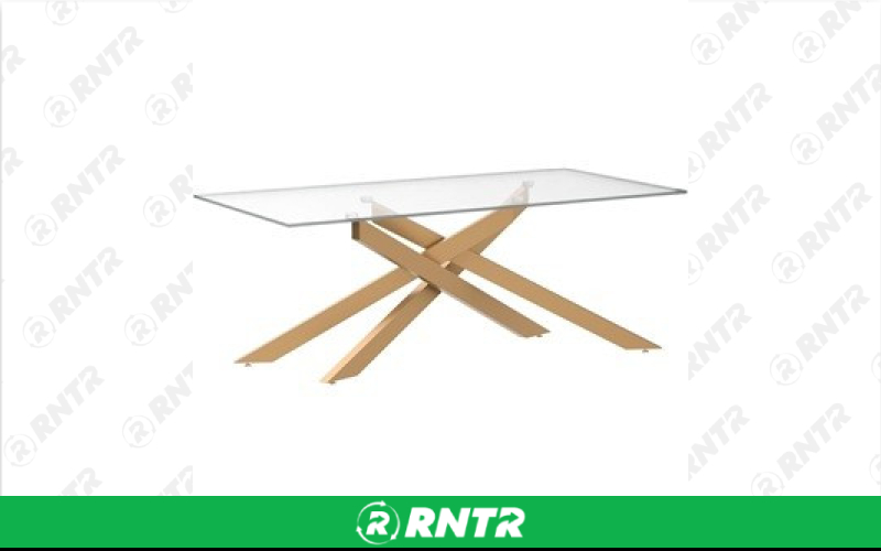 Generic Golden Axis Coffee Table – For rent in South Hackensack, New Jersey – Rentastic Party Rental | RNTR.com – Image 2 of 2