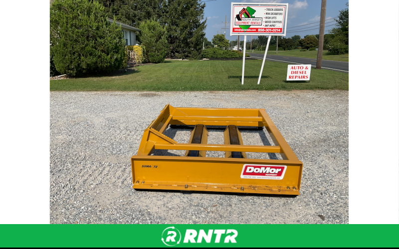 DoMor Grader - 72  DoMor Attachment – For rent in bridgeton, new-jersey – South Jersey Equipment Rentals, LLC | RNTR.com – Image 1
