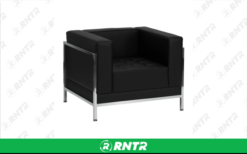 Generic Hercules Leather Chair (Black) – For rent in indianapolis, indiana – Ace Party Rental | RNTR.com – Image 1