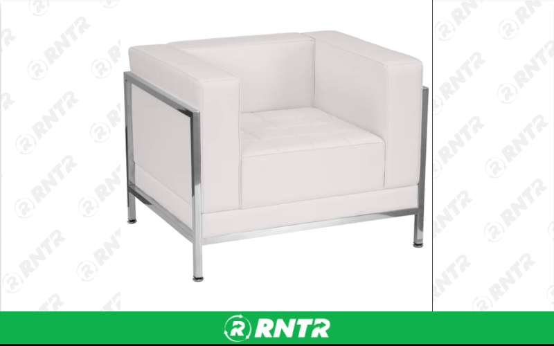 Generic Hercules Leather Chair (White) – For rent in Indianapolis, Indiana – Ace Party Rental | RNTR.com – Image 2 of 2