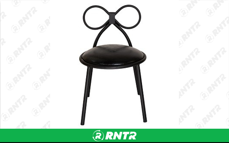 Generic Kids Bow Chair - Black – For rent in south-hackensack, new-jersey – Rentastic Party Rental | RNTR.com – Image 1