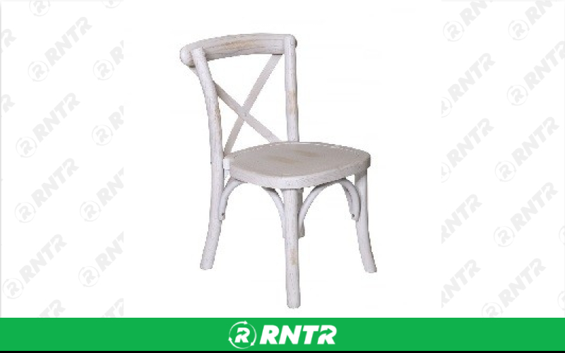 Generic Kids X Back Chair - White – For rent in south-hackensack, new-jersey – Rentastic Party Rental | RNTR.com – Image 1