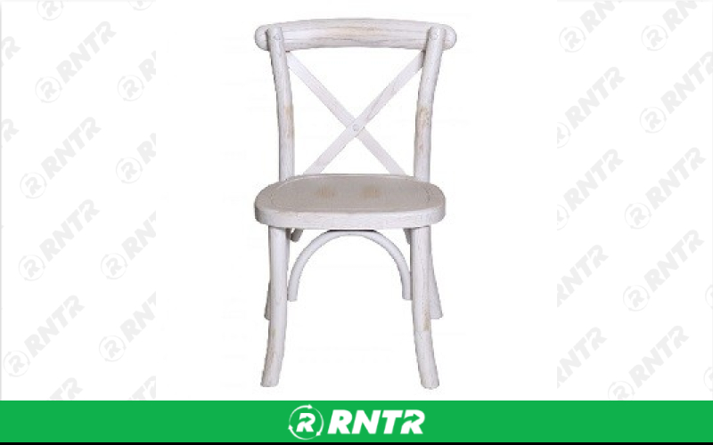 Generic Kids X Back Chair - White – For rent in South Hackensack, New Jersey – Rentastic Party Rental | RNTR.com – Image 2 of 2