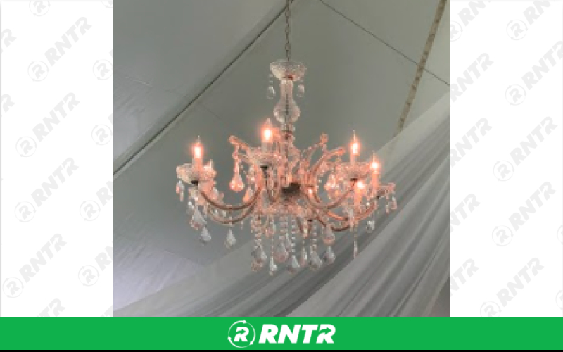 Generic Large Chandelier – For rent in indianapolis, indiana – Ace Party Rental | RNTR.com – Image 1