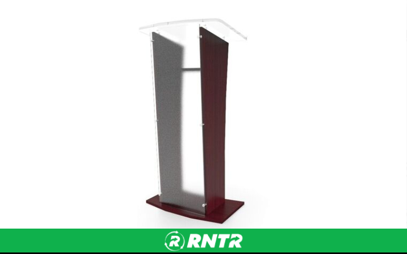 Generic Lectern - Wood and Acrylic – For rent in salt-lake-city, utah – All CIty Event Rentals | RNTR.com – Image 1