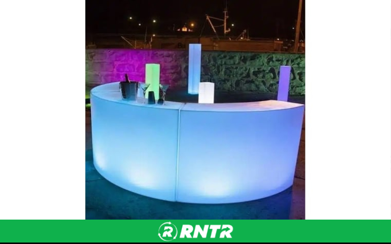 Generic LED Curved Bar – For rent in salt-lake-city, utah – All CIty Event Rentals | RNTR.com – Image 1