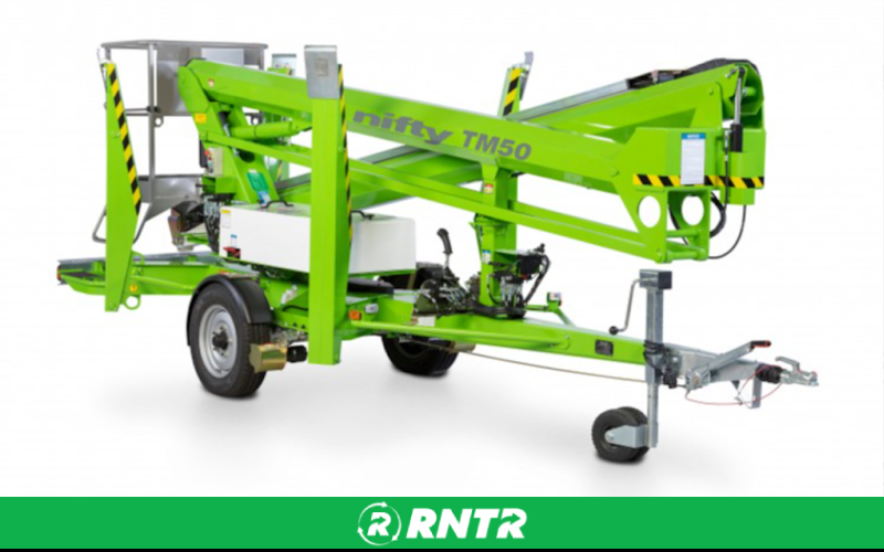 Nifty Man Lift - Nifty TM50 50’ Towable 2 Wheel Drive Man Lift (#39) – For rent in Bridgeton, New Jersey – South Jersey Equipment Rentals, LLC | RNTR.com – Image 2 of 2