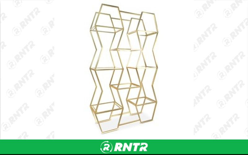 Generic Modern Hex Display - Gold – For rent in south-hackensack, new-jersey – Rentastic Party Rental | RNTR.com – Image 1