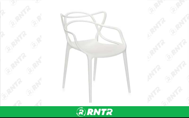 Generic Modern Tangle Chair - White – For rent in south-hackensack, new-jersey – Rentastic Party Rental | RNTR.com – Image 1