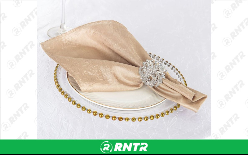 Generic Napkin Crushed (Champagne) – For rent in indianapolis, indiana – Ace Party Rental | RNTR.com – Image 1