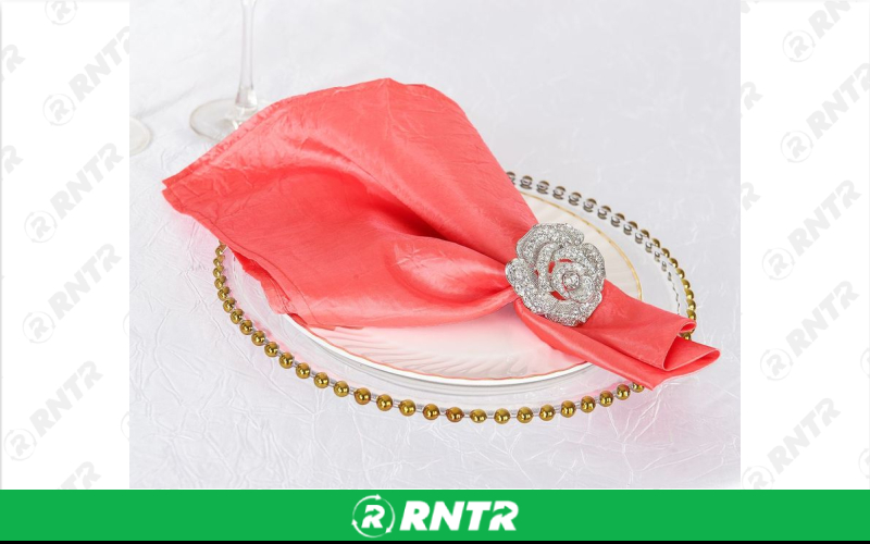 Generic Napkin Crushed (Coral) – For rent in indianapolis, indiana – Ace Party Rental | RNTR.com – Image 1