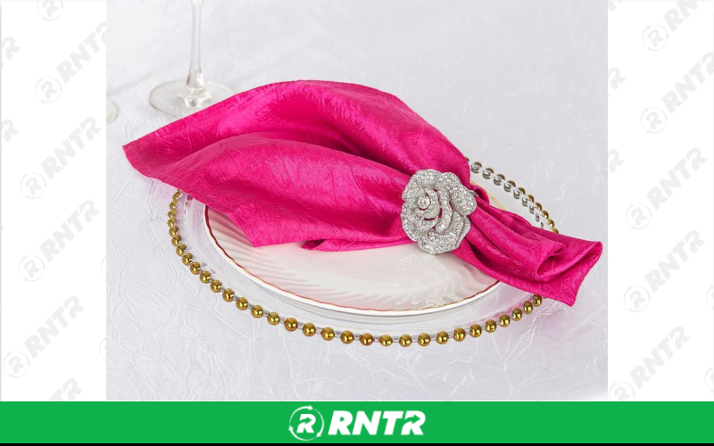 Generic Napkin Crushed (Fuchsia) – For rent in indianapolis, indiana – Ace Party Rental | RNTR.com – Image 1