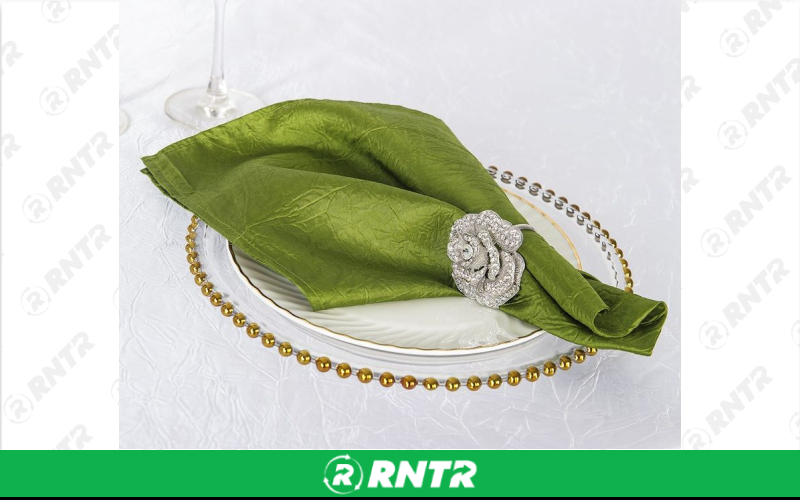 Generic Napkin Crushed (Moss) – For rent in indianapolis, indiana – Ace Party Rental | RNTR.com – Image 1