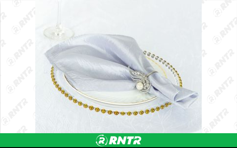 Generic Napkin Crushed (Platinum) – For rent in indianapolis, indiana – Ace Party Rental | RNTR.com – Image 1