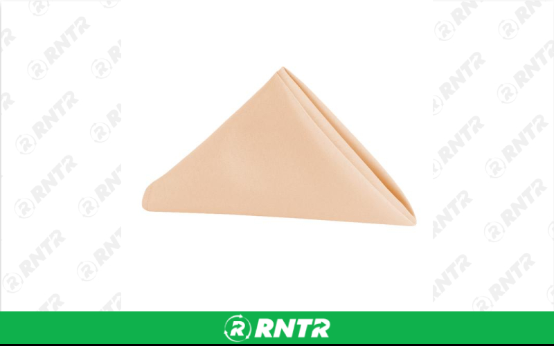 Generic Napkin Polyester (Champagne) – For rent in indianapolis, indiana – Ace Party Rental | RNTR.com – Image 1