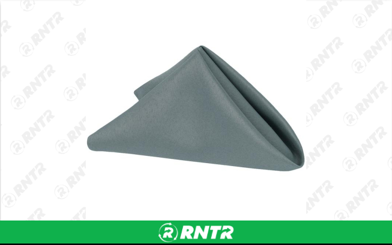 Generic Napkin Polyester (Charcoal) – For rent in indianapolis, indiana – Ace Party Rental | RNTR.com – Image 1