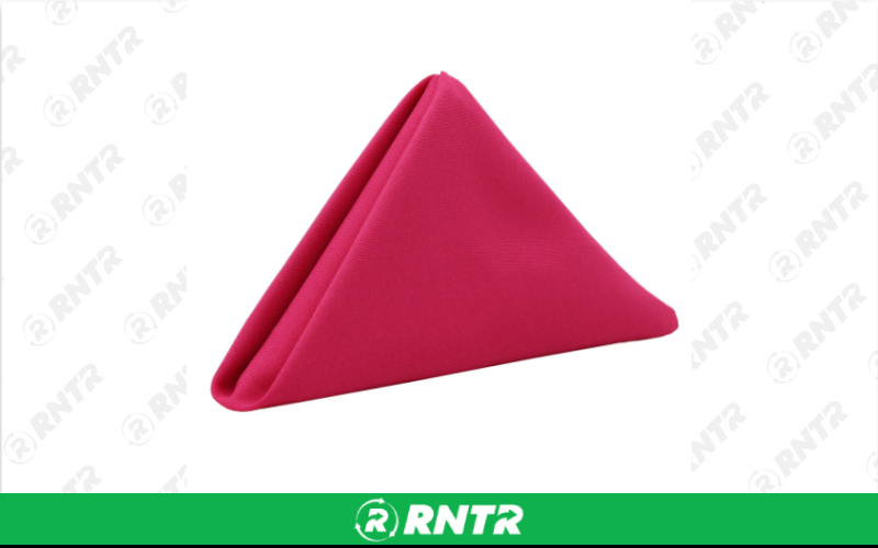 Generic Napkin Polyester (Hot Pink) – For rent in indianapolis, indiana – Ace Party Rental | RNTR.com – Image 1