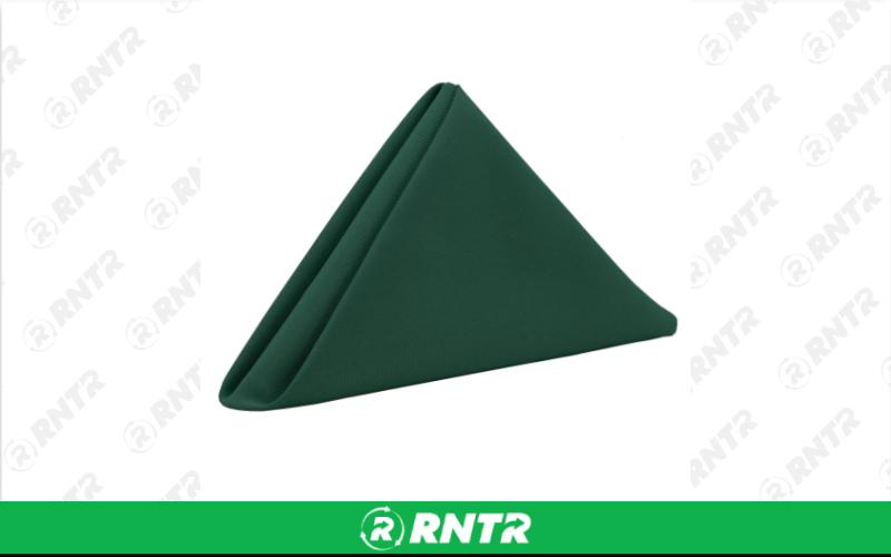 Generic Napkin Polyester (Hunter Green) – For rent in indianapolis, indiana – Ace Party Rental | RNTR.com – Image 1