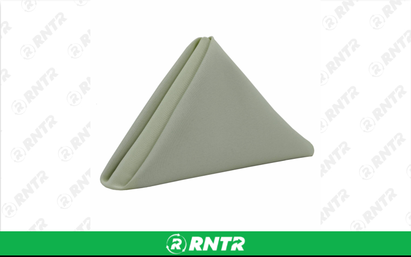 Generic Napkin Polyester (Sage Green) – For rent in indianapolis, indiana – Ace Party Rental | RNTR.com – Image 1