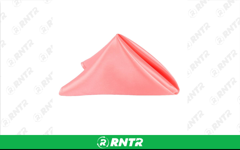 Generic Napkin Satin (Coral) – For rent in indianapolis, indiana – Ace Party Rental | RNTR.com – Image 1