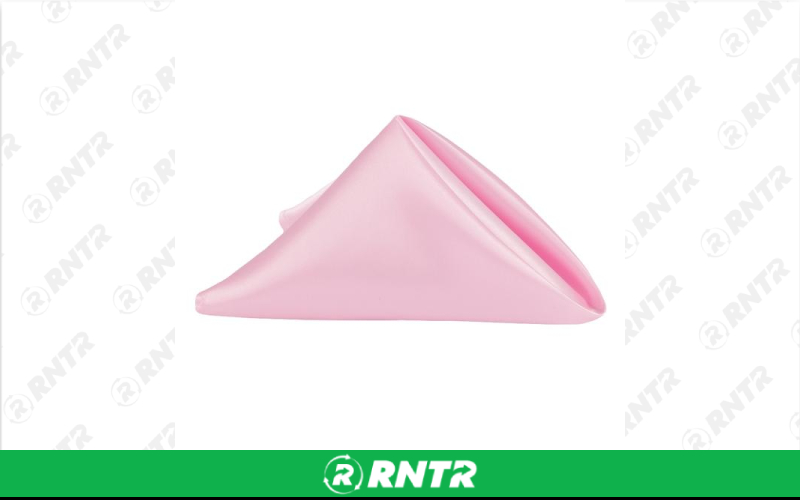 Generic Napkin Satin (Pink) – For rent in indianapolis, indiana – Ace Party Rental | RNTR.com – Image 1