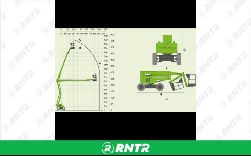 Nifty NIFTY SP50 BOOM LIFT – For rent in west-chicago, illinois – A USA Rentals | RNTR.com – Image 1