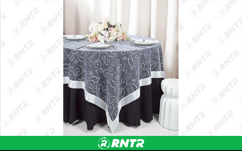 Generic Overlay Swirl (Ivory Lace) (L674) – For rent in indianapolis, indiana – Ace Party Rental | RNTR.com – Image 1