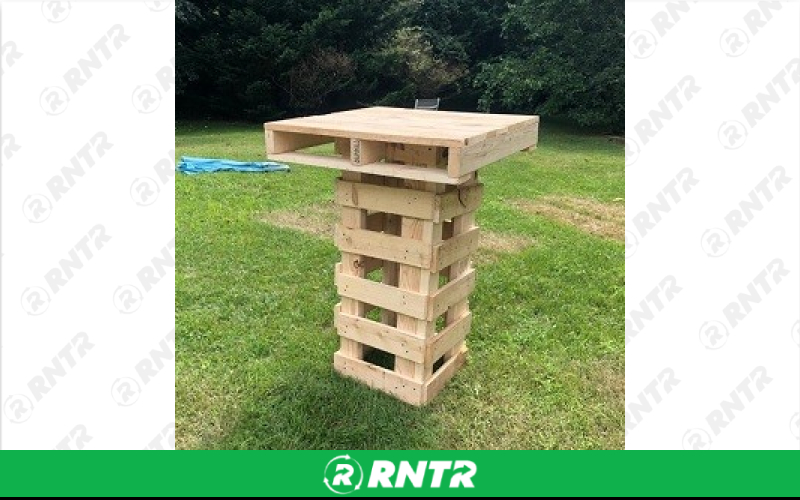 Generic Pallet Cocktail Table – For rent in south-hackensack, new-jersey – Rentastic Party Rental | RNTR.com – Image 1
