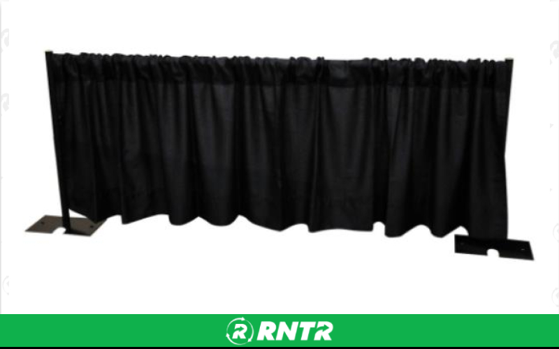 Generic Pipe & Drape - 3 ft tall – For rent in salt-lake-city, utah – All CIty Event Rentals | RNTR.com – Image 1