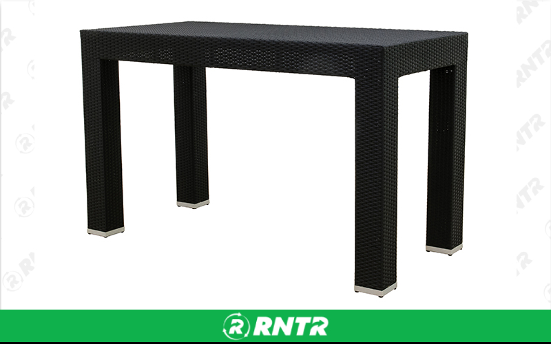 Generic Rattan Outdoor Table – For rent in salt-lake-city, utah – All CIty Event Rentals | RNTR.com – Image 1