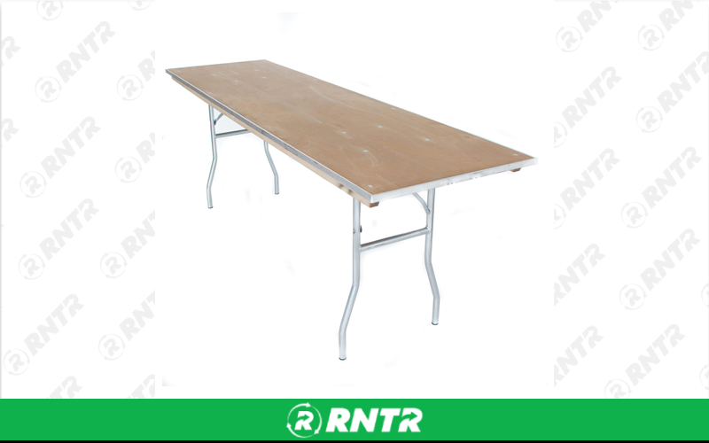 Generic Rectangular Tables - 5' x 18 – For rent in south-hackensack, new-jersey – Rentastic Party Rental | RNTR.com – Image 1